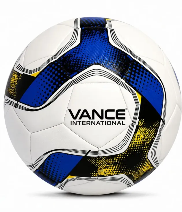 Vance International Classic Black and White Match Soccer Ball